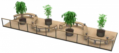 Парклет «Green line»