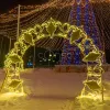 Новогодняя уличная арка с украшениями - AR 42